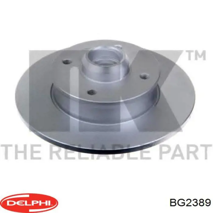 BG2389 Delphi Дискові гальма