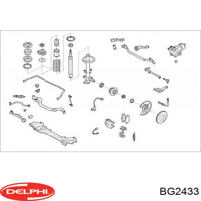 Купити BG2433 Delphi Ротор гальмівний