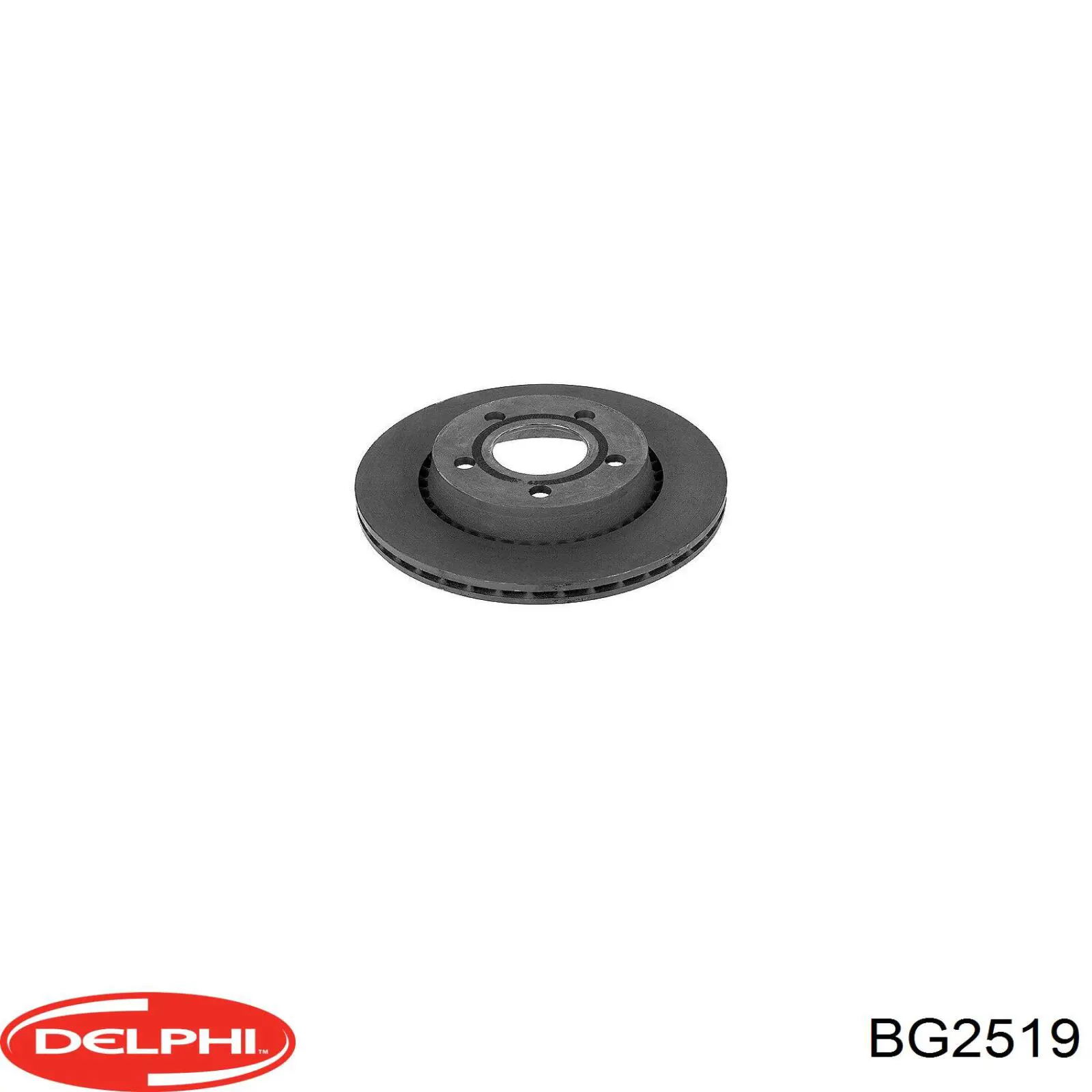 BG2519 Delphi диск гальмівний задній
