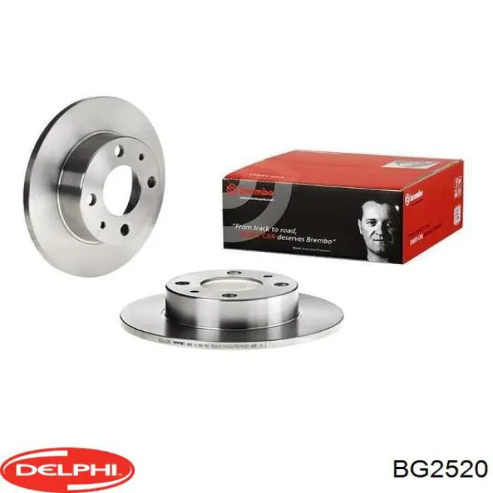Задні дискові гальма Delphi BG2520 ціна, від 22.05 USD