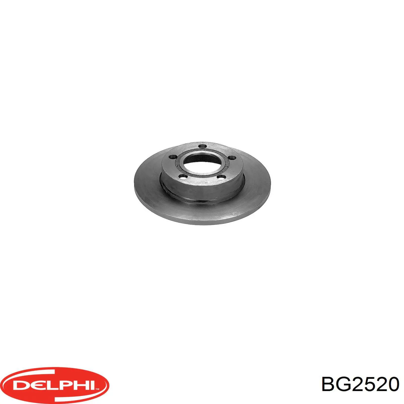 BG2520 Delphi диск гальмівний задній