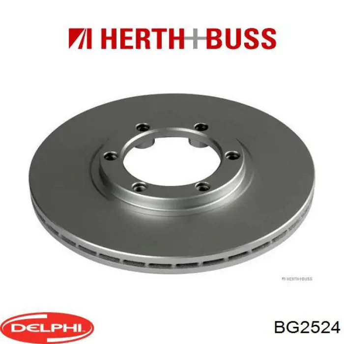 Гальмівні диски передні BG2524 Delphi