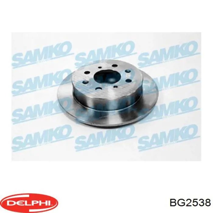 Задні дискові гальма Delphi BG2538 ціна, від 24.05 USD