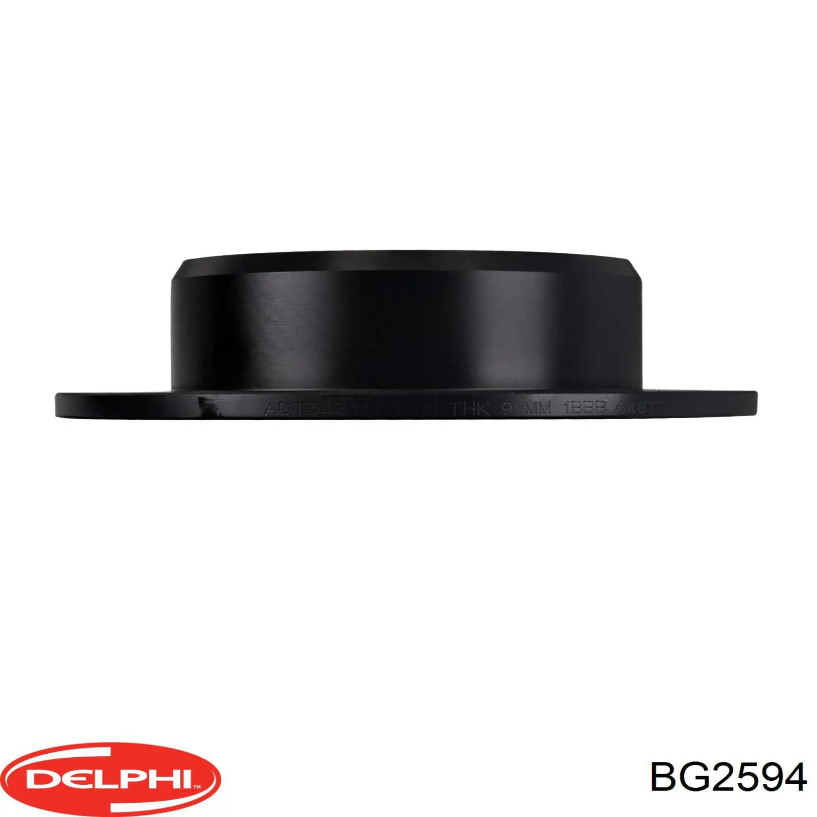 Гальмівні диски BG2594 Delphi