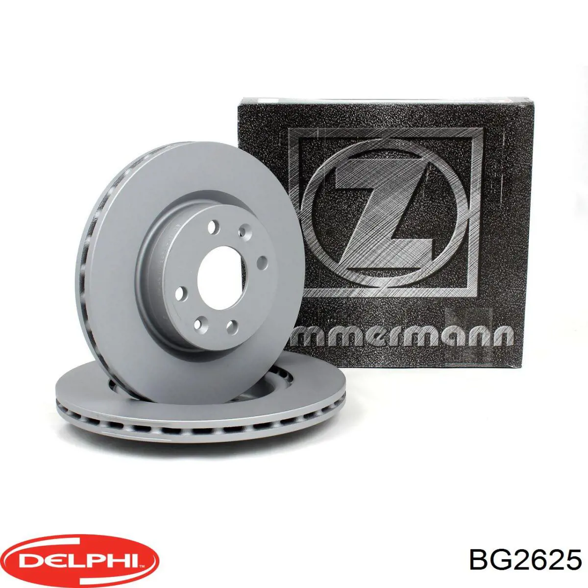 Гальмівні диски передні BG2625 Delphi