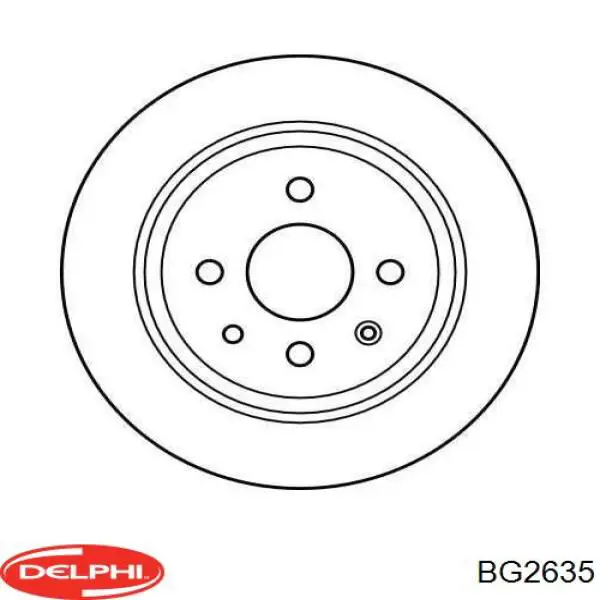 Гальмівні диски BG2635 Delphi