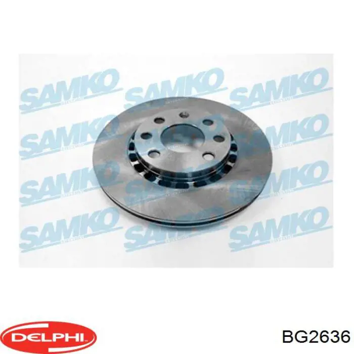 Диск переднього гальма Delphi BG2636 ціна, від 24.03 USD
