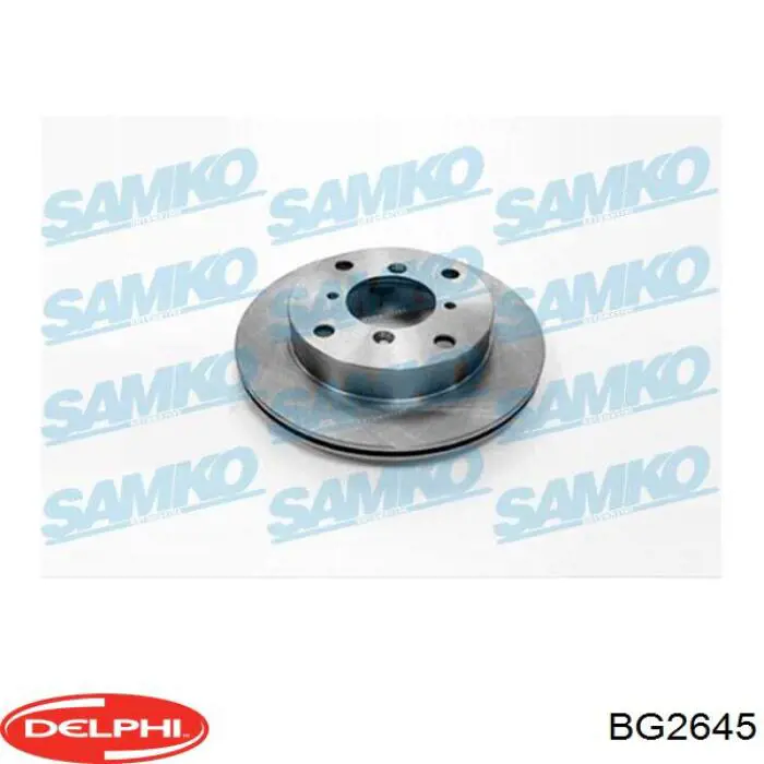 Диск переднього гальма Delphi BG2645 ціна, від 24.48 USD