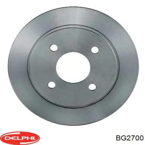 BG2700 Delphi диск гальмівний задній