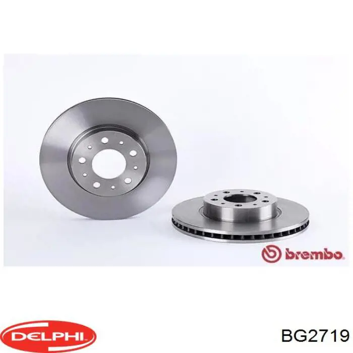 Диск переднього гальма Delphi BG2719 ціна, від 37.63 USD