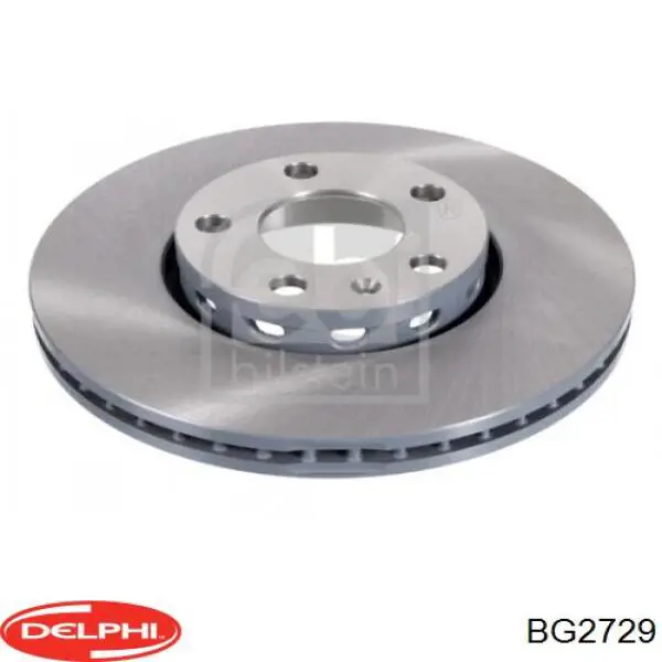 Диск гальмівний передній Delphi BG2729