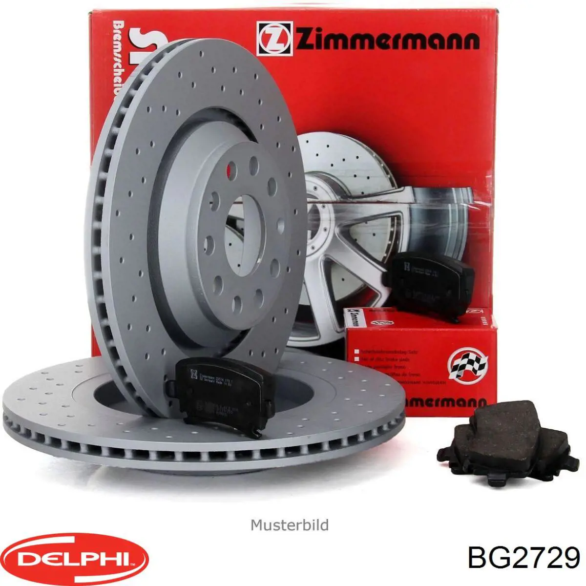 Диск переднього гальма Delphi BG2729 ціна, від 44.20 USD