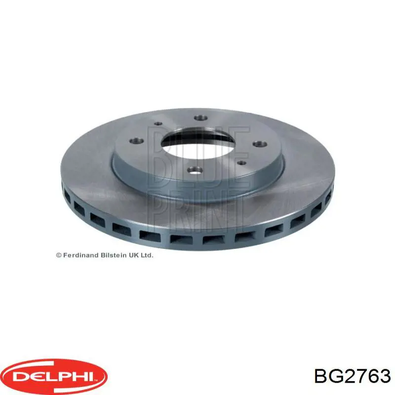 Диск переднього гальма Delphi BG2763 ціна, від 32.94 USD