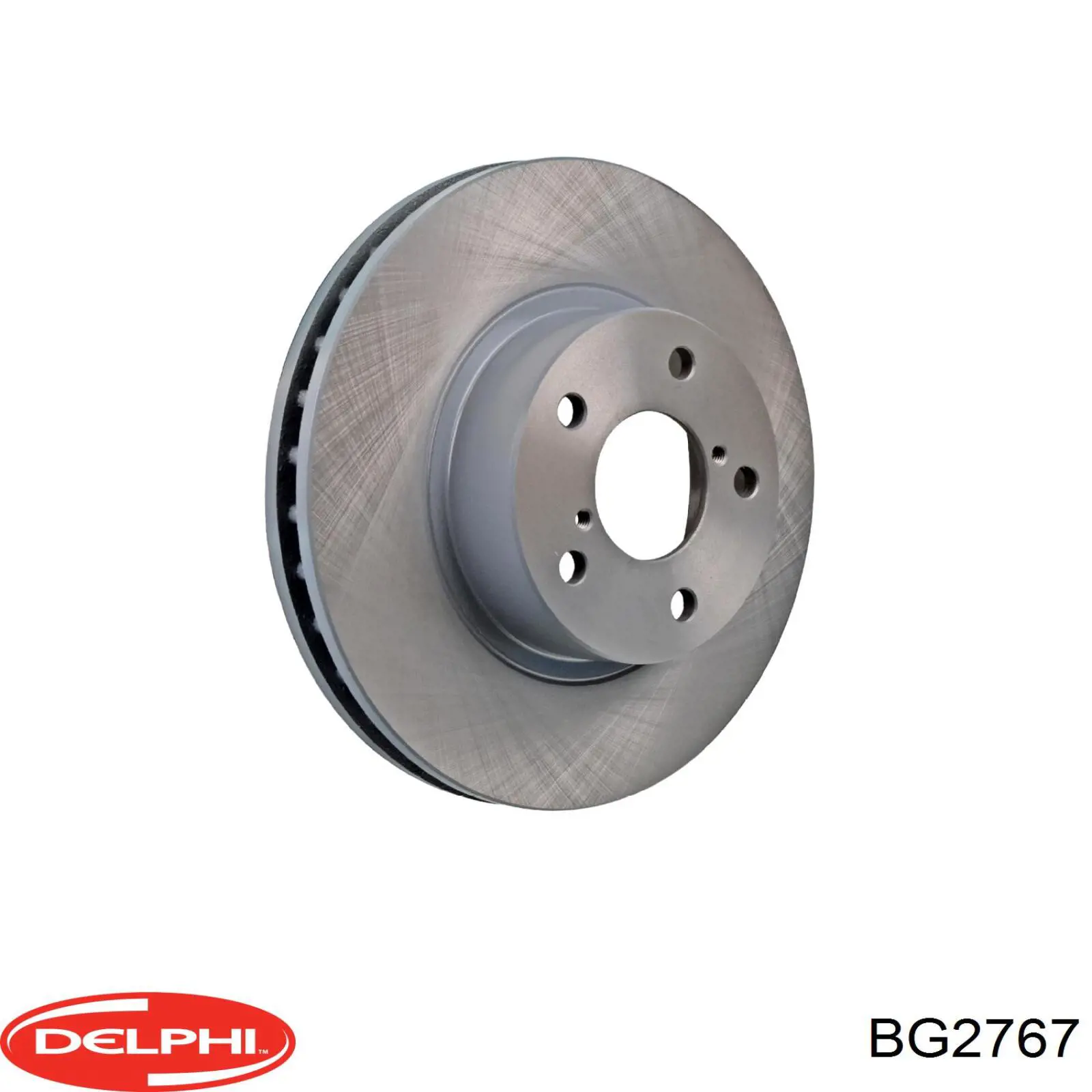 Диск гальмівний передній Delphi BG2767