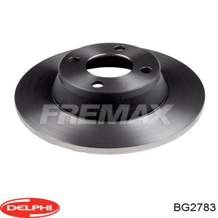Диск гальмівний передній Delphi BG2783