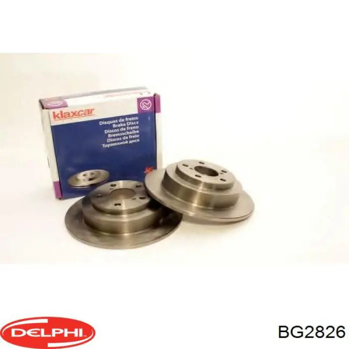 Задні дискові гальма Delphi BG2826 ціна, від 32.93 USD