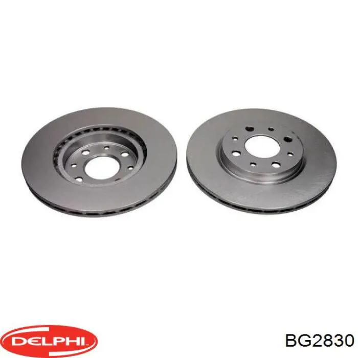Диск переднього гальма Delphi BG2830 ціна, від 28.40 USD