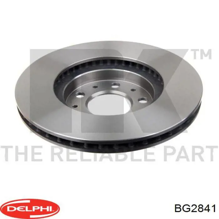 BG2841 Delphi Гальмо дискове переднє