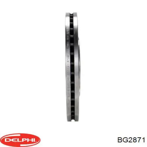 Гальмівні диски передні BG2871 Delphi