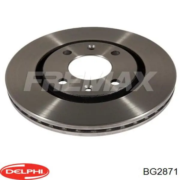 Диск гальмівний передній Delphi BG2871