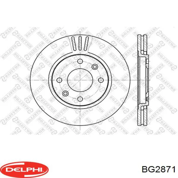 Купити BG2871 Delphi Ротор гальмівний