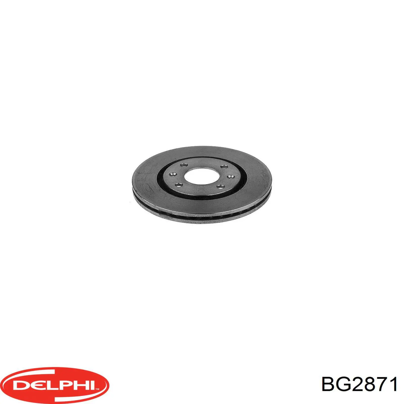 Диск переднього гальма Delphi BG2871 ціна, від 32.59 USD