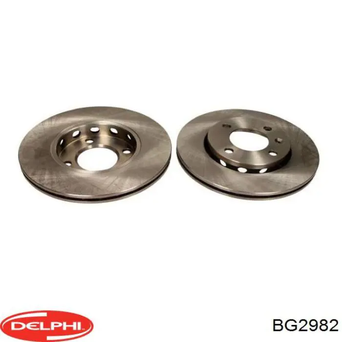 Гальмівні диски передні BG2982 Delphi