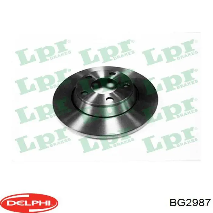 Гальмівні диски передні BG2987 Delphi