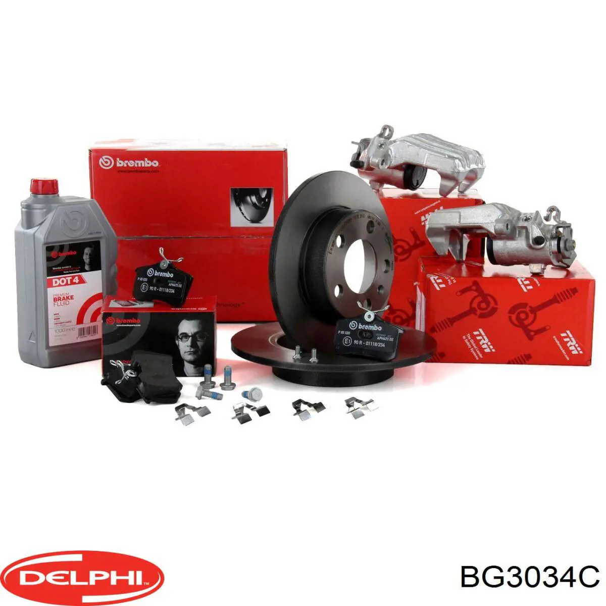 Купити BG3034C Delphi Диск заднього гальма