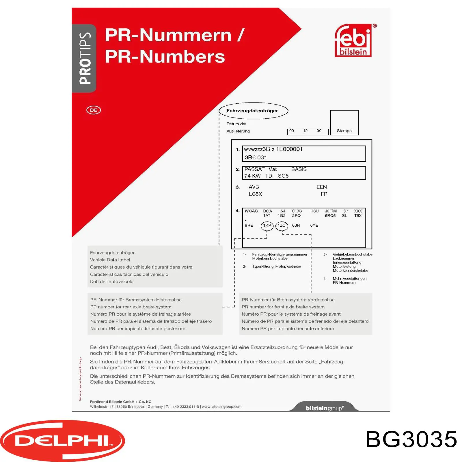 Купити BG3035 Delphi Ротор гальмівний