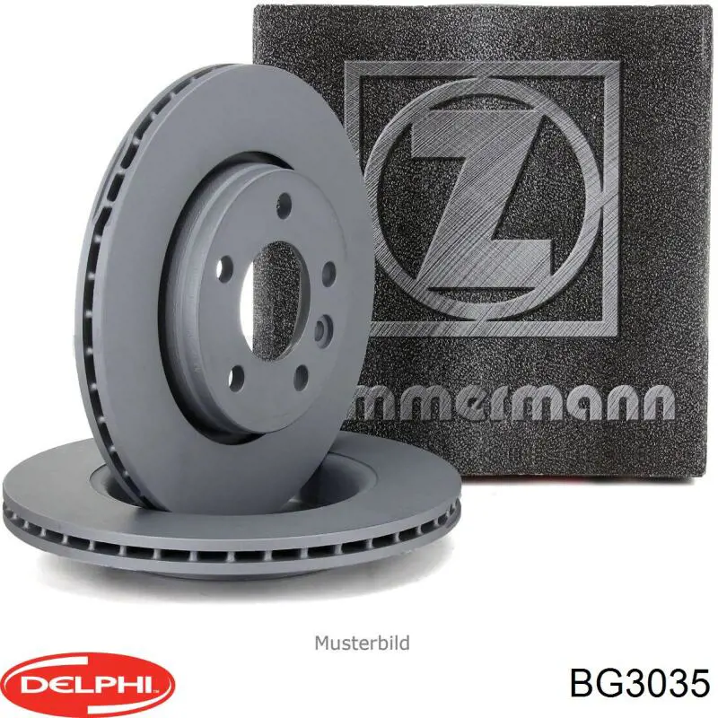 Диск переднього гальма Delphi BG3035 ціна, від 44.47 USD