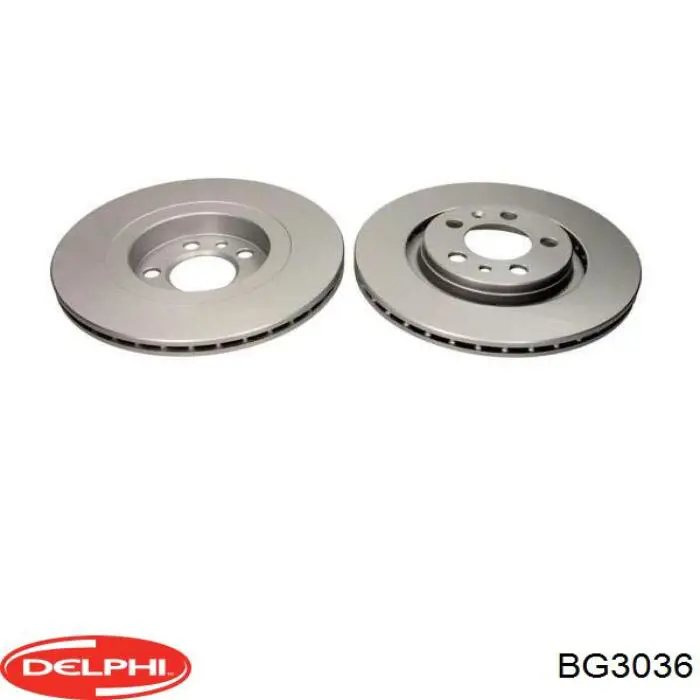 Диск переднього гальма Delphi BG3036 ціна, від 31.95 USD