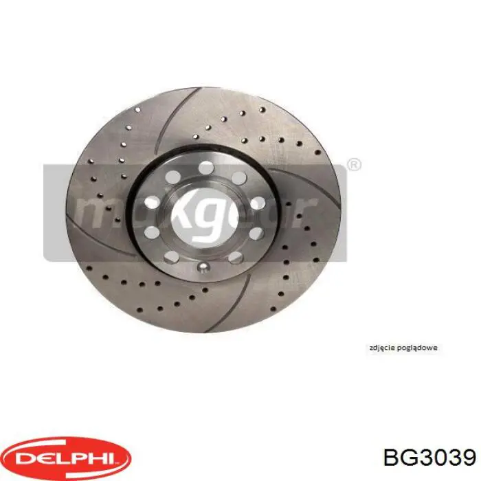 BG3039 Delphi Гальмо дискове переднє
