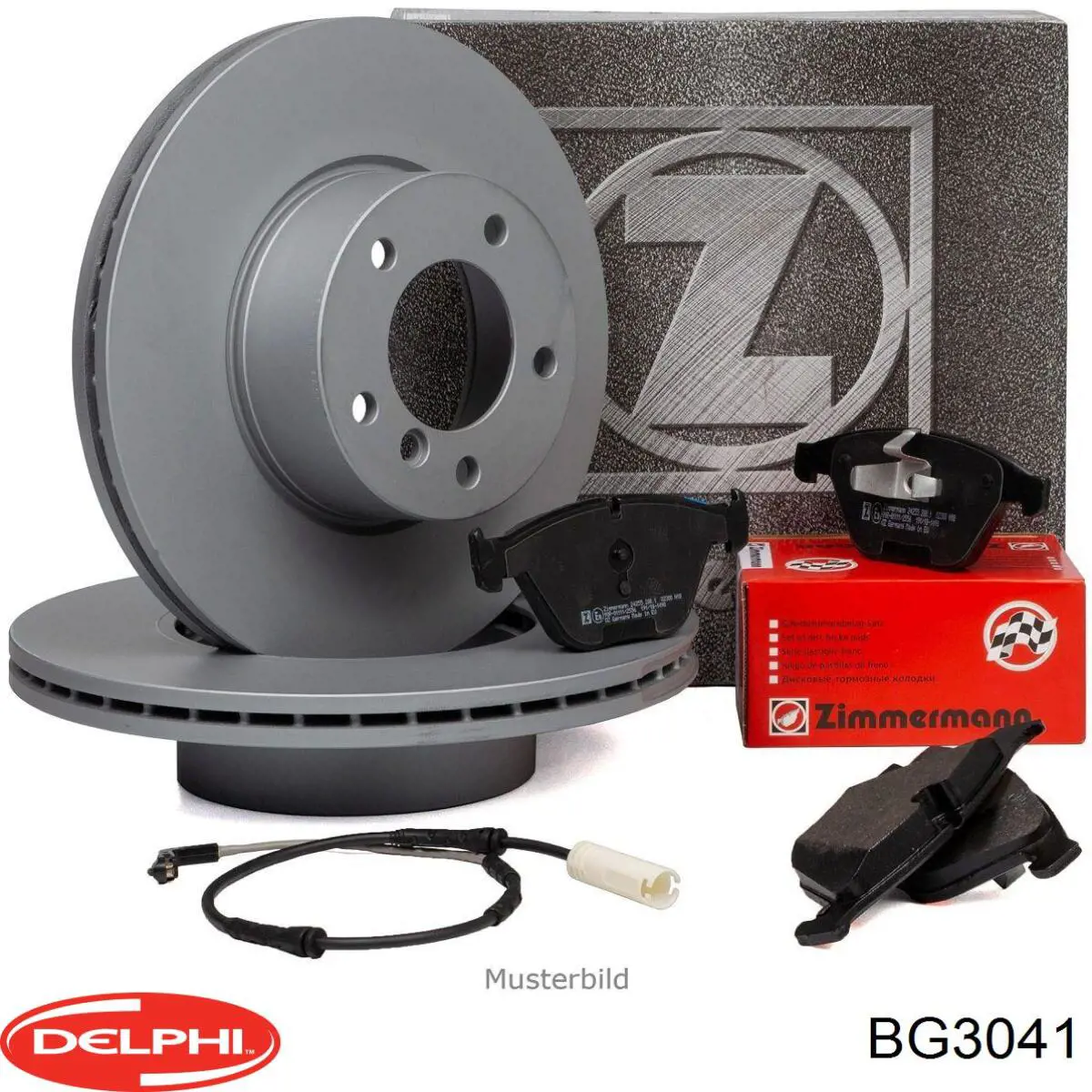 Задні дискові гальма Delphi BG3041 ціна, від 41.17 USD