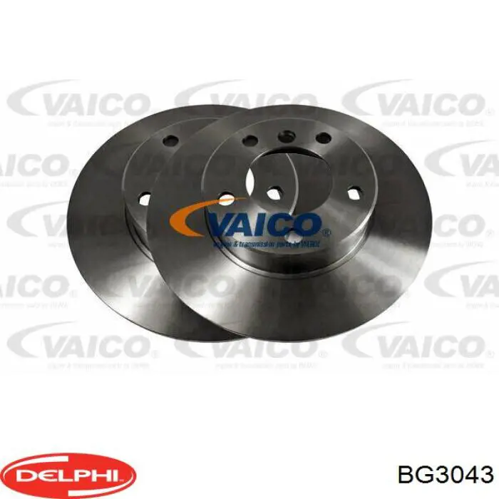 Диск переднього гальма Delphi BG3043 ціна, від 54.08 USD