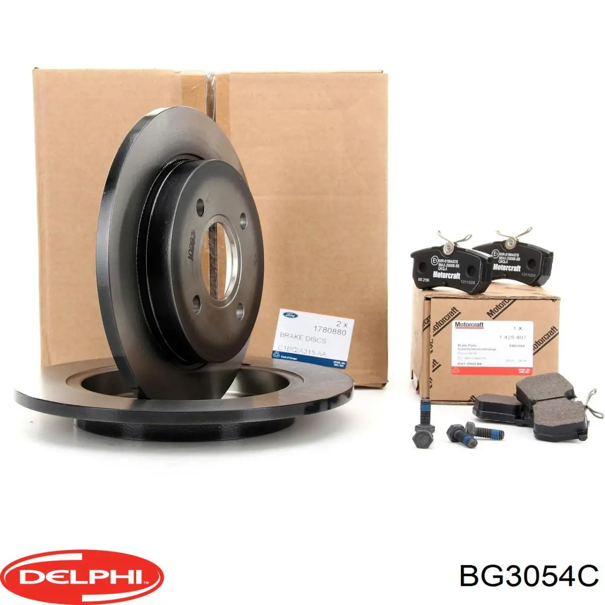 Гальмівні диски BG3054C Delphi