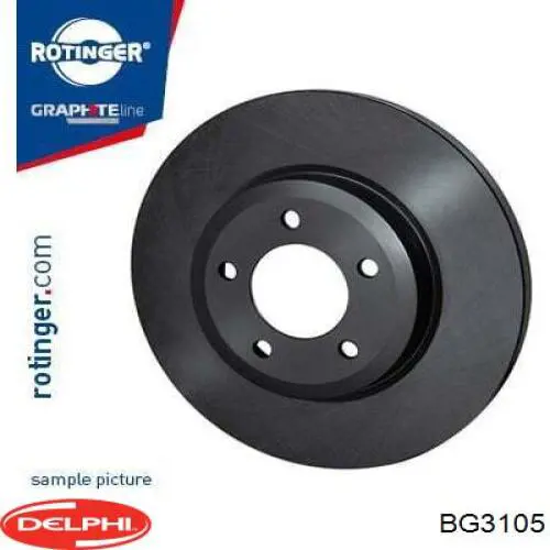 Купити BG3105 Delphi Диск заднього гальма
