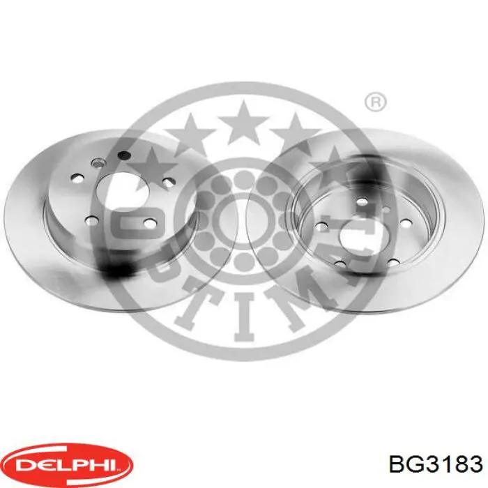 Купити BG3183 Delphi Диск заднього гальма
