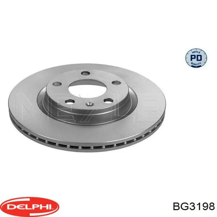Гальмівні диски передні BG3198 Delphi