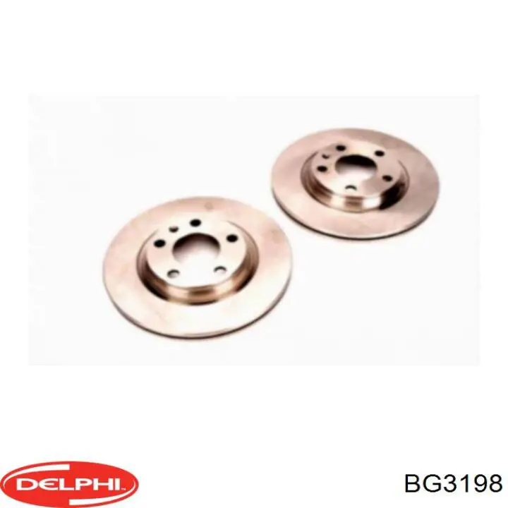 Диск переднього гальма Delphi BG3198 ціна, від 35.33 USD