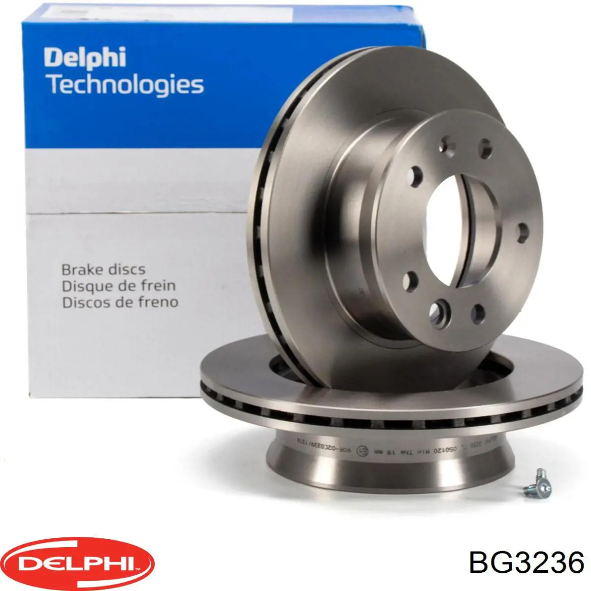 BG3236 Delphi Гальмо дискове переднє
