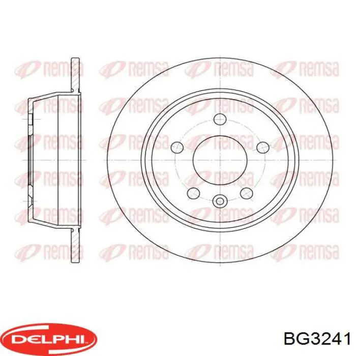Задні дискові гальма Delphi BG3241 ціна, від 27.35 USD