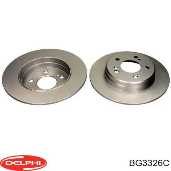 Купити BG3326C Delphi Диск заднього гальма