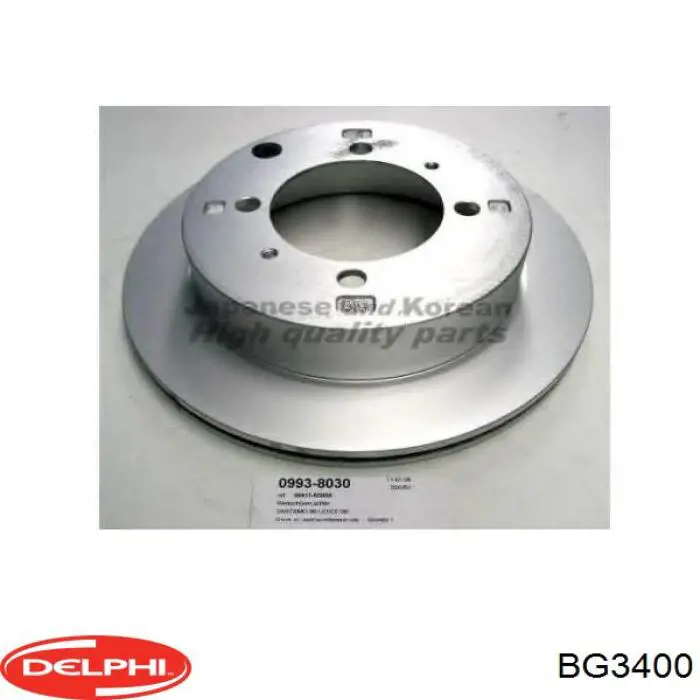 Гальмівні диски BG3400 Delphi