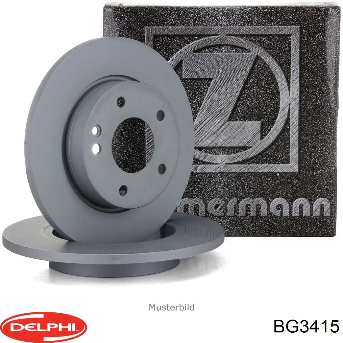 Диск переднього гальма Delphi BG3415 ціна, від 40.67 USD