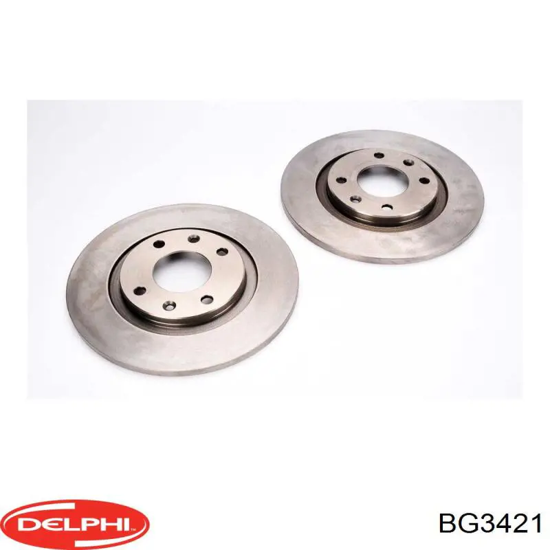Диск переднього гальма Delphi BG3421 ціна, від 25.68 USD