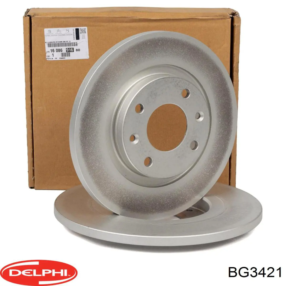 Гальмівні диски передні BG3421 Delphi