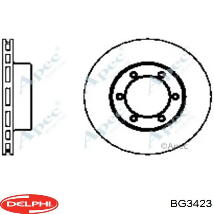 Диск переднього гальма Toyota 4351235200 ціна, від 38.57 USD