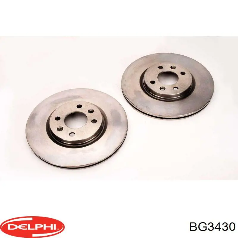 Диск переднього гальма Delphi BG3430 ціна, від 35.21 USD