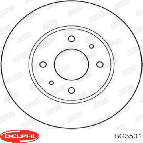 Гальмівні диски передні BG3501 Delphi